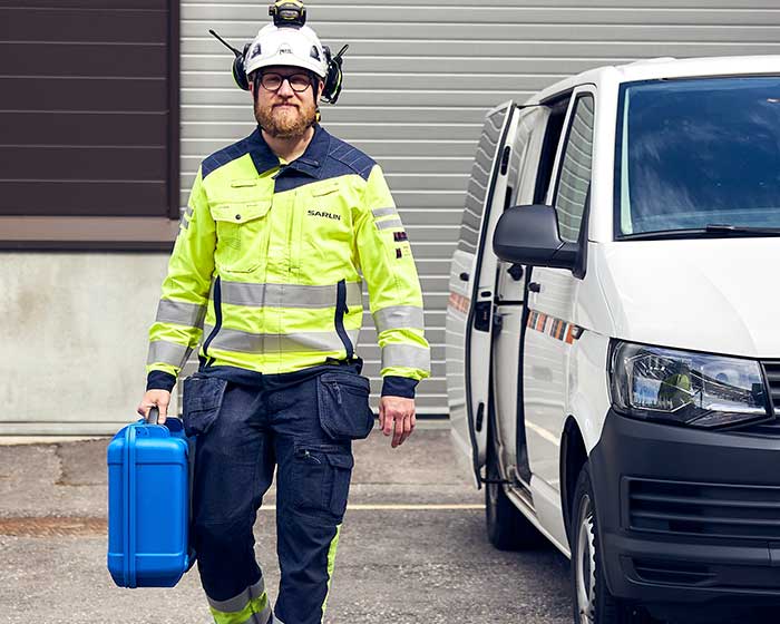Kestäviä ratkaisuja myös helteellä - huoltoasentajan kesäpäivä